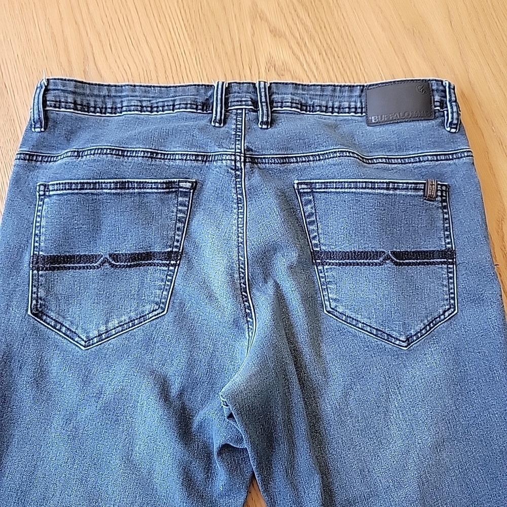 Buffalo David Bitton Axel Slim Stretch Jeans Men's Size 38x30 Dark Wash‎ - Picture 9 of 9